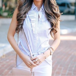 Banana Republic ruffle shirt - size 2